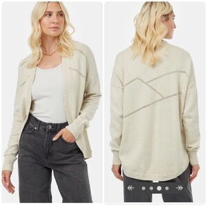 NWT Ten Tree Anoba cream cardigan, size M